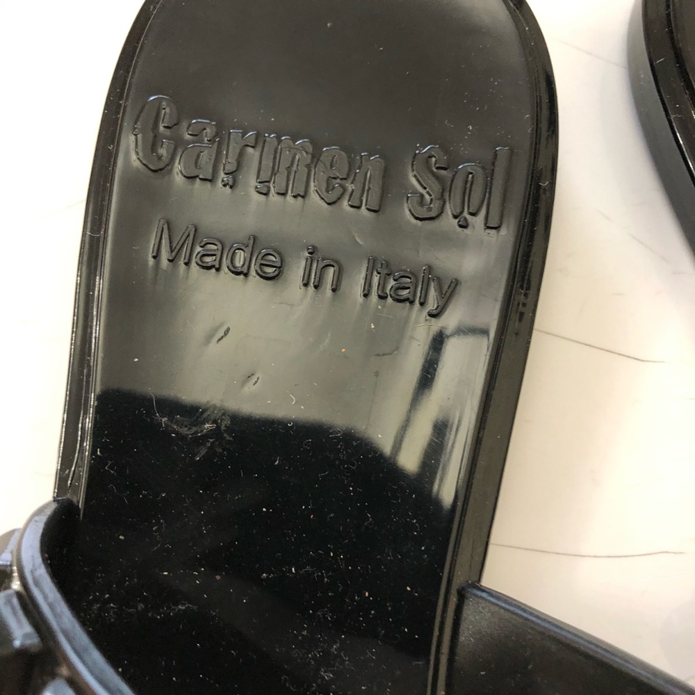 Carmen Sol Maria Flat Sandals made in Italy - Picture 2 of 3